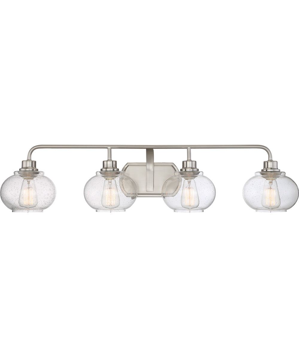 Trilogy Extra Large 4-light Bath Light Brushed Nickel