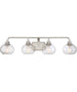 Trilogy Extra Large 4-light Bath Light Brushed Nickel