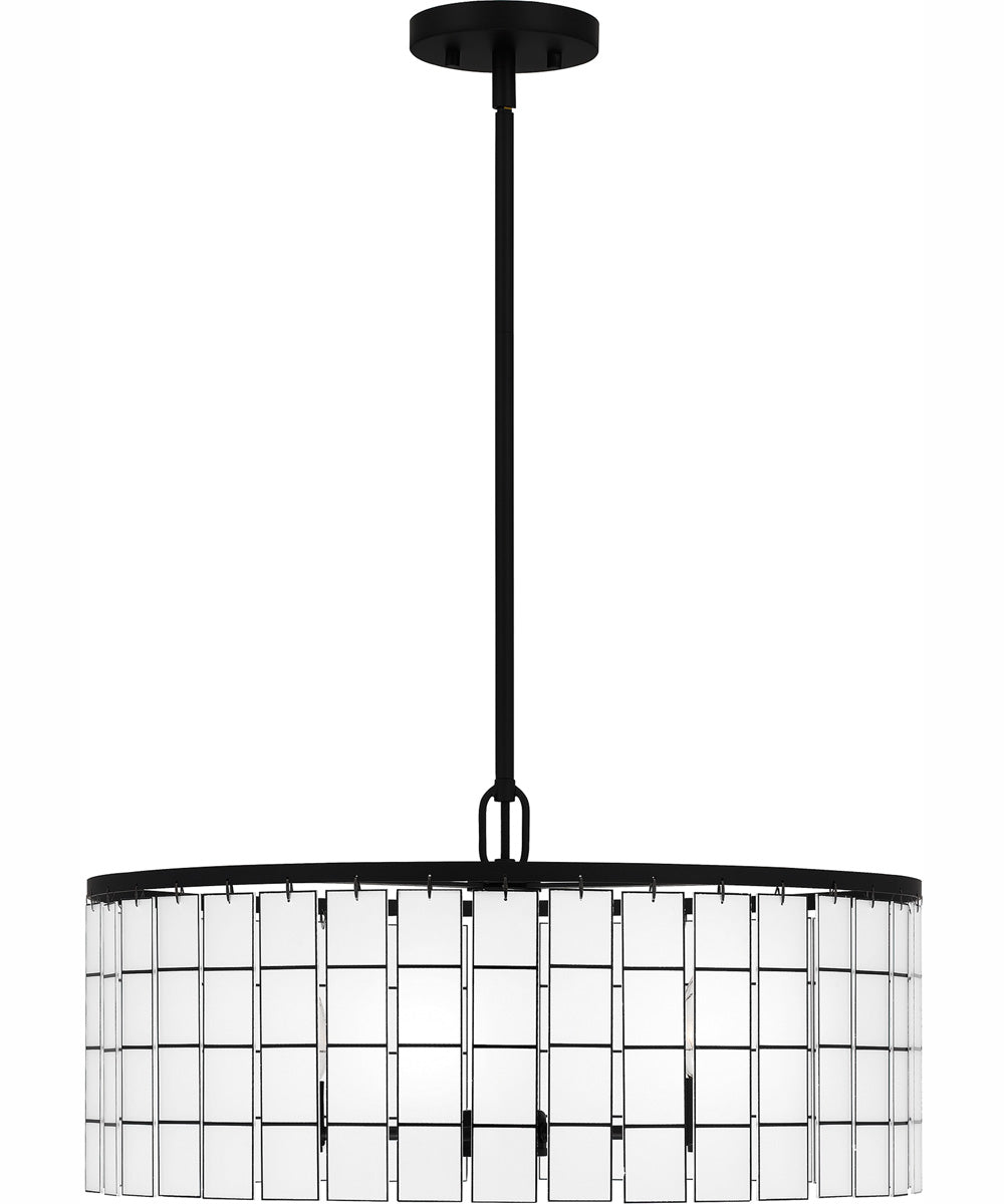 Seigler 4-light Pendant Matte Black