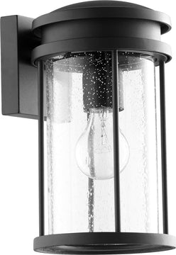 11"H Hadley 1-light Outdoor Wall Mount Light Fixture Noir