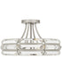 Quoizel Semi-Flush Mount Medium 4-light Semi Flush Mount Brushed Nickel