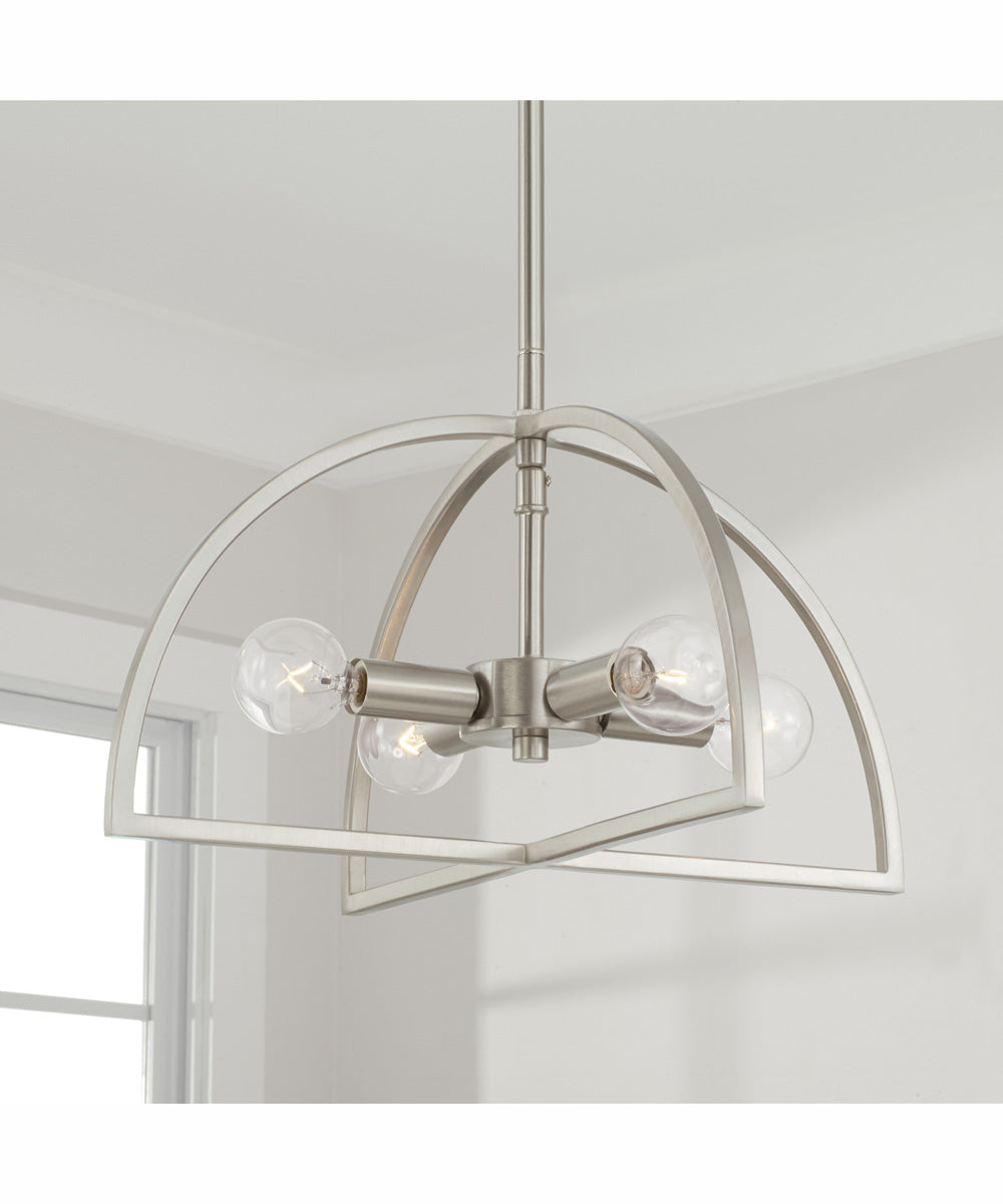 Lawson 4-Light Semi-Flush Brushed Nickel