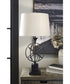 33"H Camren Metal Table Lamp (1/CN) Black