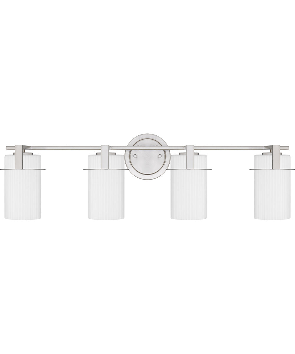 Seymour Extra Large 4-light Bath Light Brushed Nickel