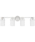 Seymour Extra Large 4-light Bath Light Brushed Nickel