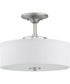Inspire LED 13" LED Semi-Flush Brushed Nickel