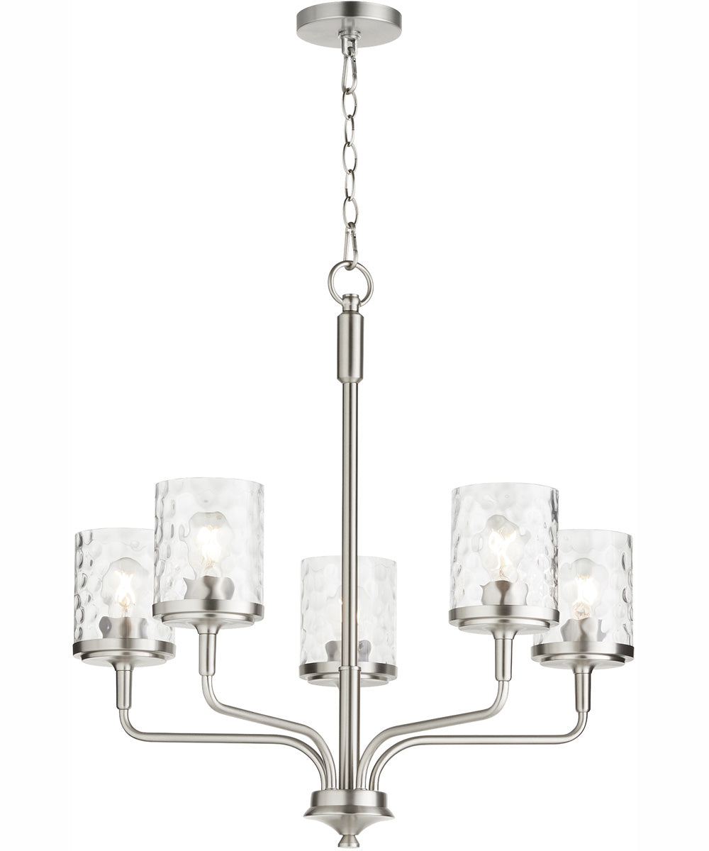 Starky 5-light Chandelier Satin Nickel