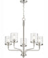 Starky 5-light Chandelier Satin Nickel