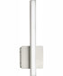 Phase 4 16 in. Small Modern Integrated 3CCT Integrated LED Linear Vanity Light Brushed Nickel