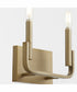 Tempo 2-light Wall Mount Light Fixture Aged Brass