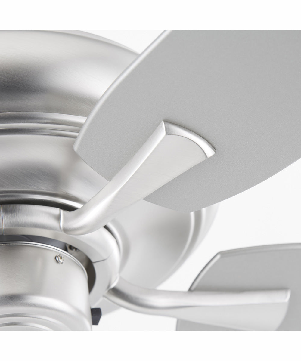 56" Apex Patio Indoor/Outdoor Ceiling Fan Satin Nickel