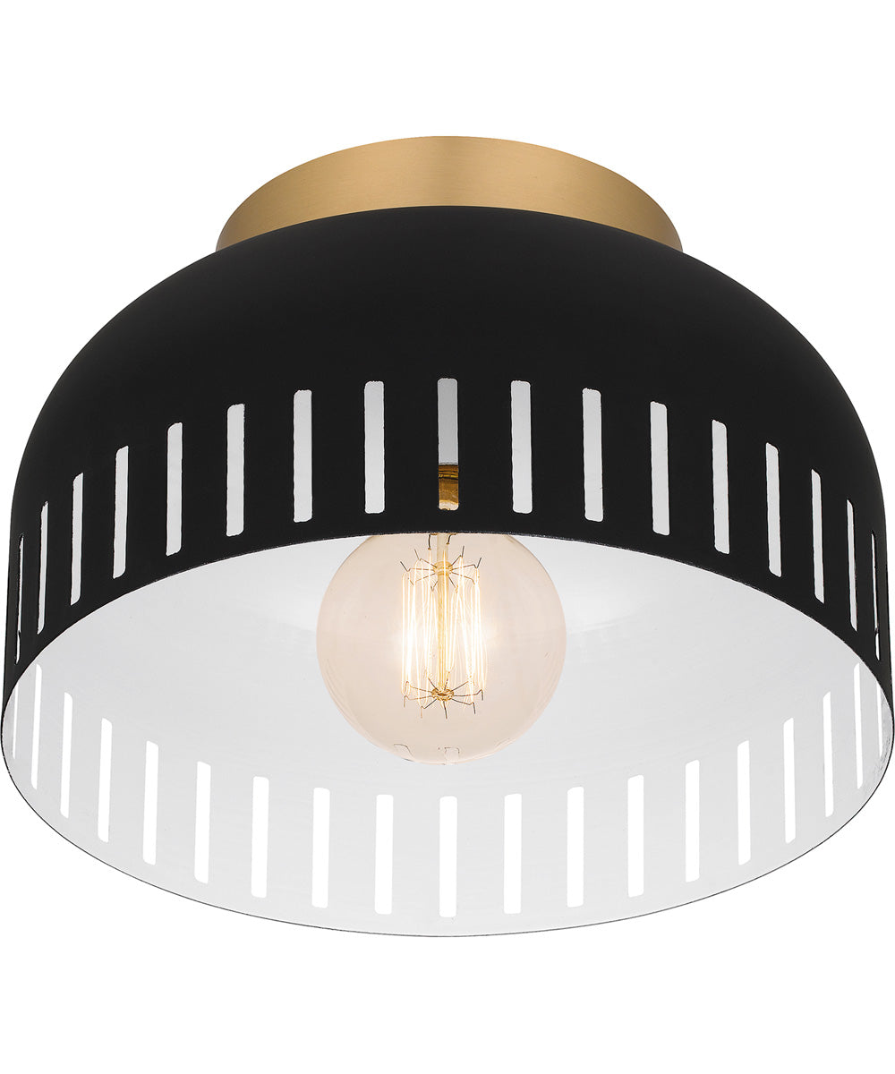 Quoizel Flush Mount Small 1-light Flush Mount Matte Black