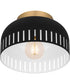 Quoizel Flush Mount Small 1-light Flush Mount Matte Black