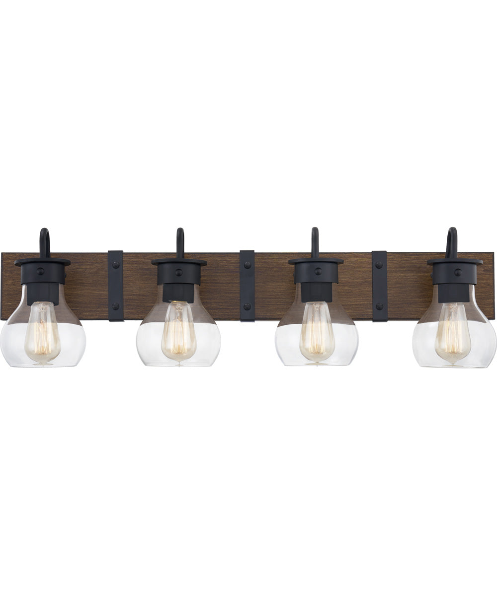 Maverick Extra Large 4-light Bath Light Earth Black