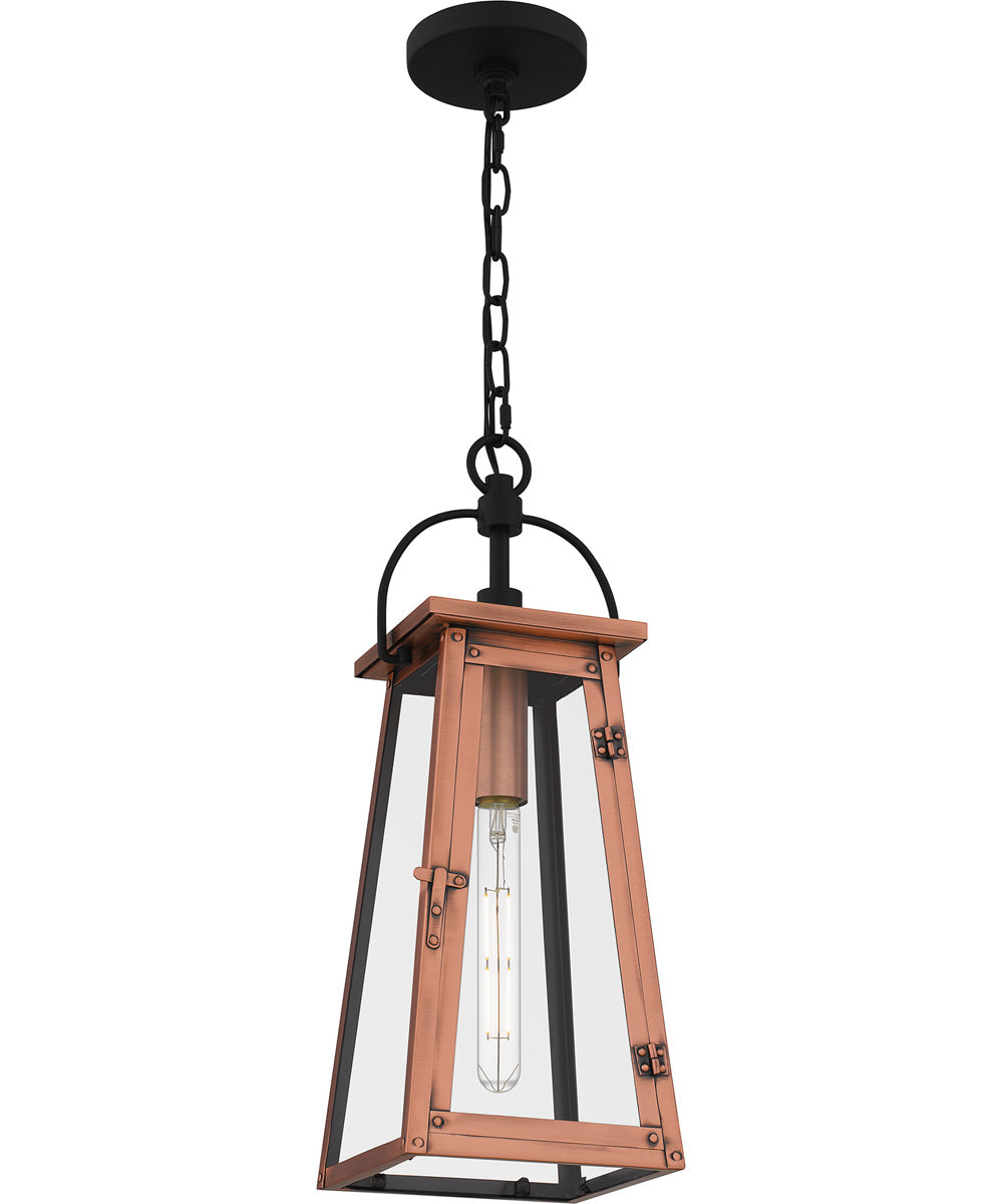 Carolina Large 1-light Outdoor Pendant Light Aged Copper