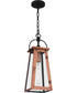 Carolina Large 1-light Outdoor Pendant Light Aged Copper