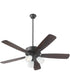 52" Ovation 3-light LED Ceiling Fan Matte Black