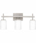 Wilburn Large 3-light Bath Light Brushed Nickel