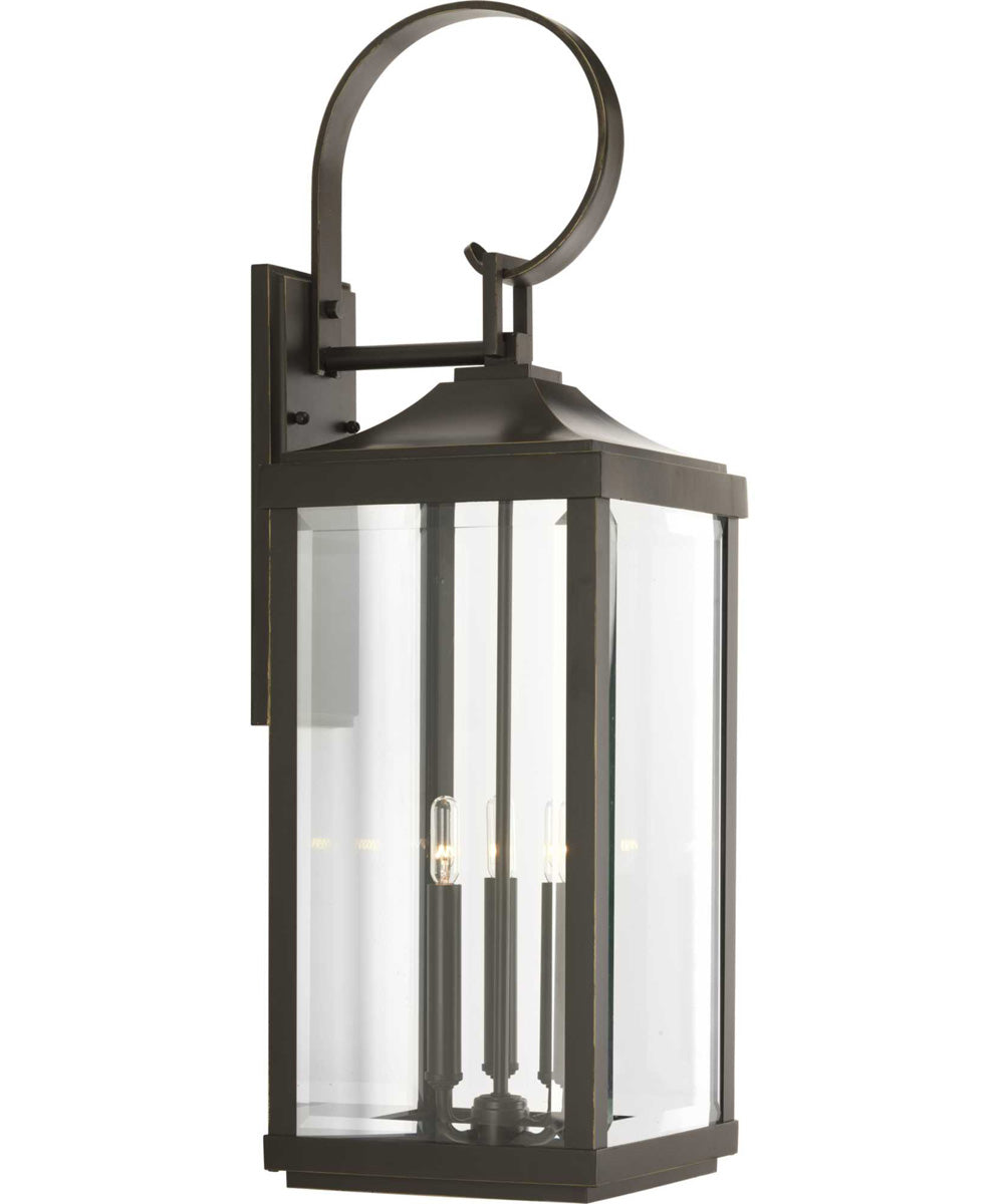 Gibbes Street 3-Light Large Wall-Lantern Antique Bronze