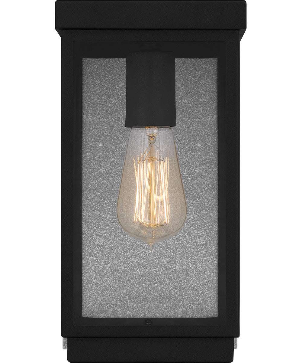 Ezra Small 1-light Outdoor Wall Light Earth Black