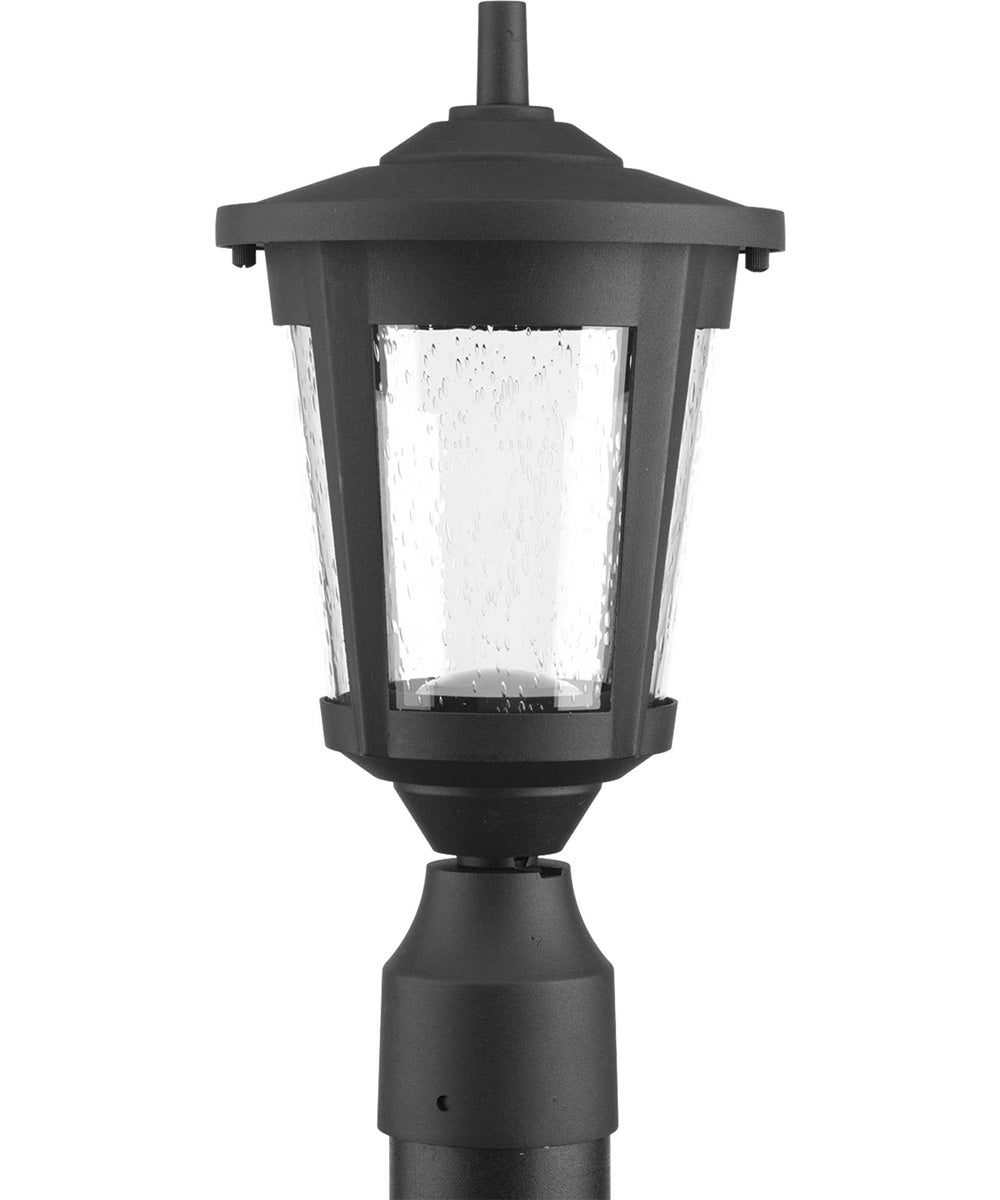 East Haven LED Post Lantern Textured Black