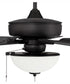 60" Outdoor Super Pro 211 2-Light Indoor/Outdoor Ceiling Fan Flat Black