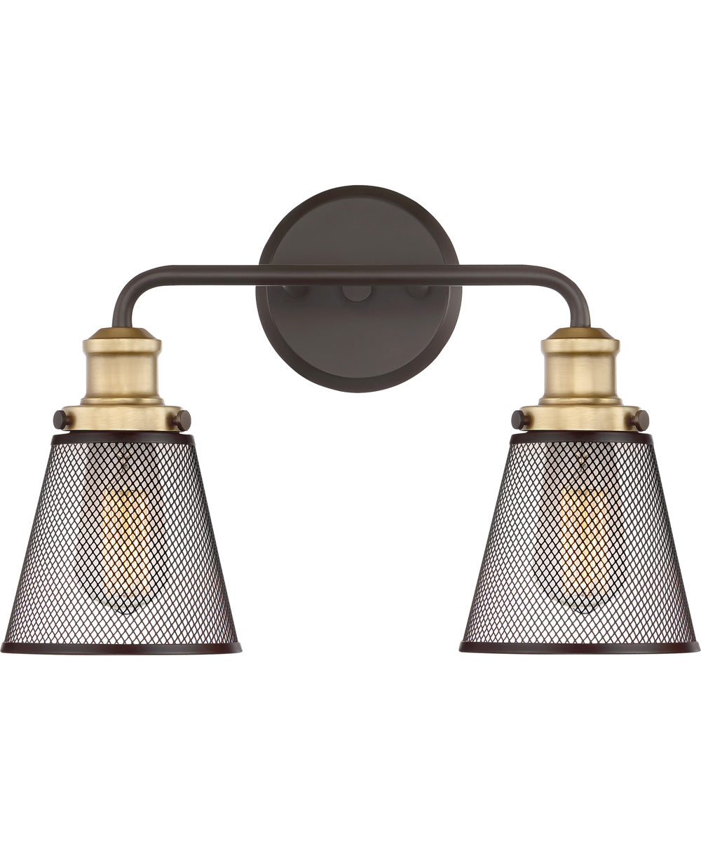 Vault Medium 2-light Bath Light Western Bronze