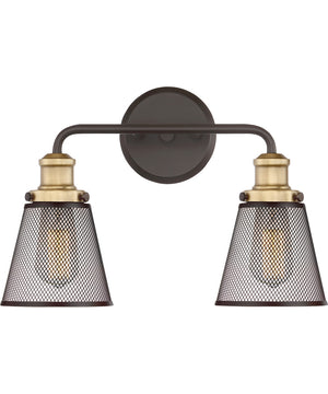 Vault Medium 2-light Bath Light Western Bronze