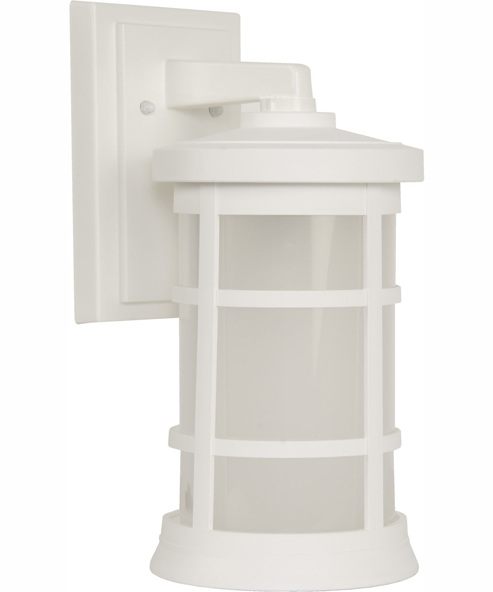 Resilience Lanterns 1-Light Outdoor Wall Lantern Matte White