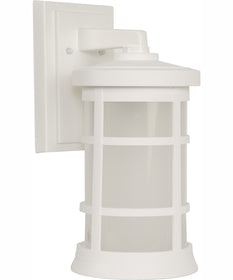 Resilience Lanterns 1-Light Outdoor Wall Lantern Matte White