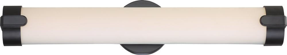 4"W Loop 1-Light LED Vanity & Wall Aged Bronze