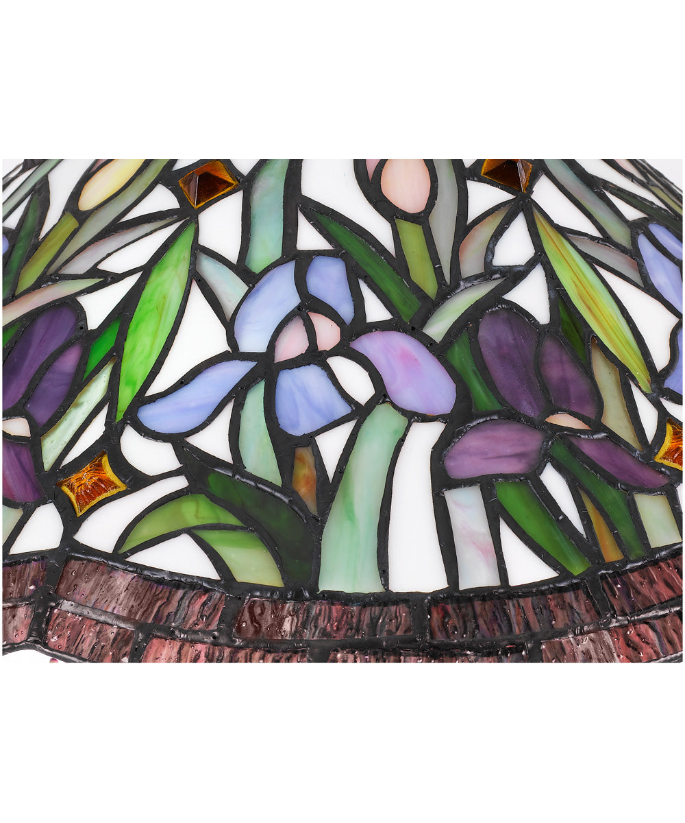 White Valley Small 2-light Table Lamp Vintage Bronze