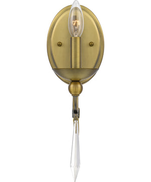Joules Small 1-light Wall Sconce Aged Brass
