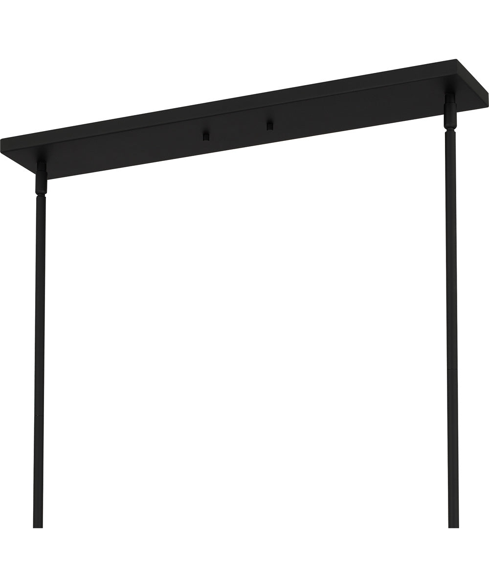 Atkins Medium 4-light Island Light Matte Black