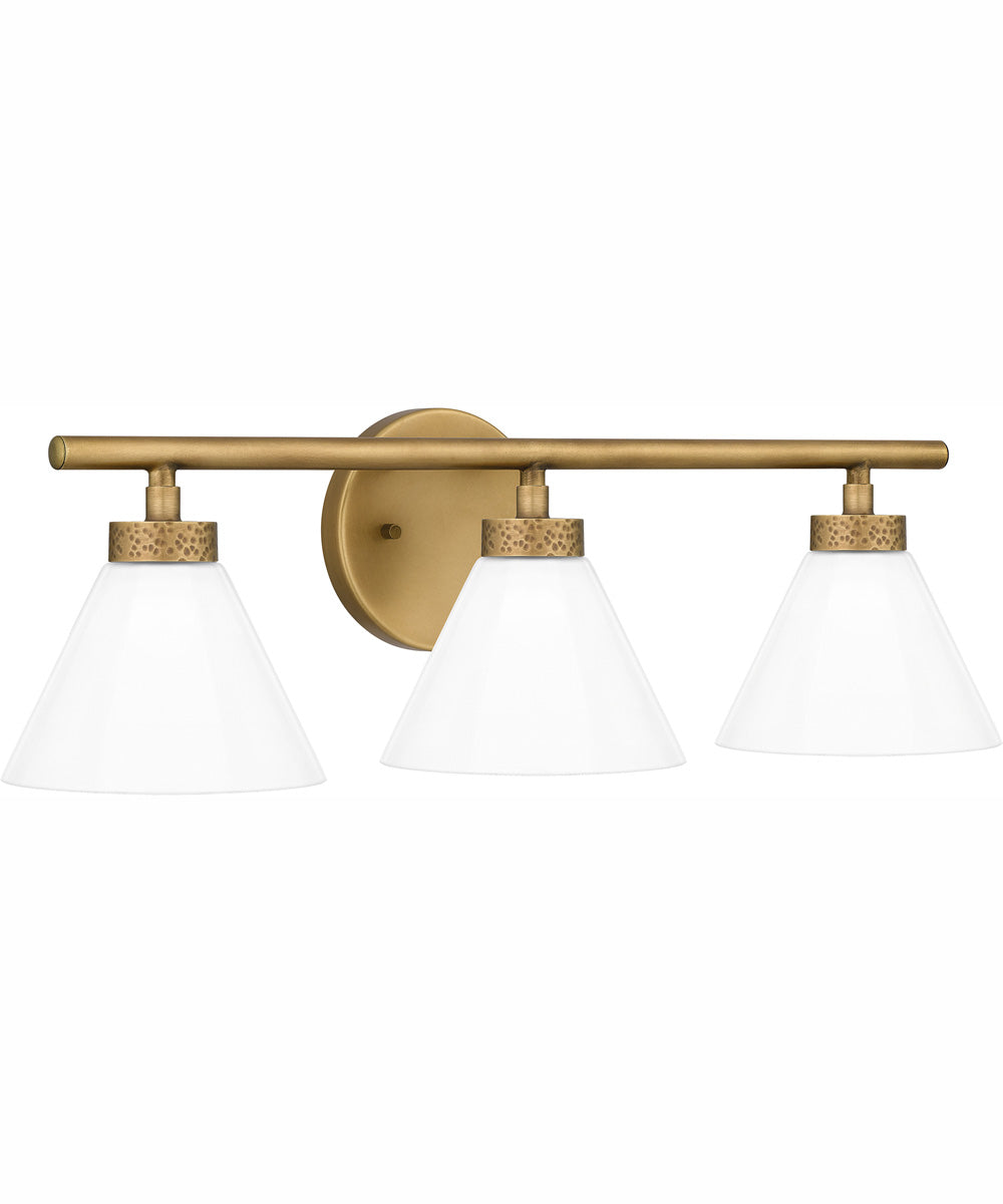Ira Large 3-light Bath Light Weathered Brass