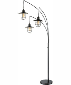 Lanterna II 3-Light 3-Light Arch Lamp D.Brz/Metal Lantern