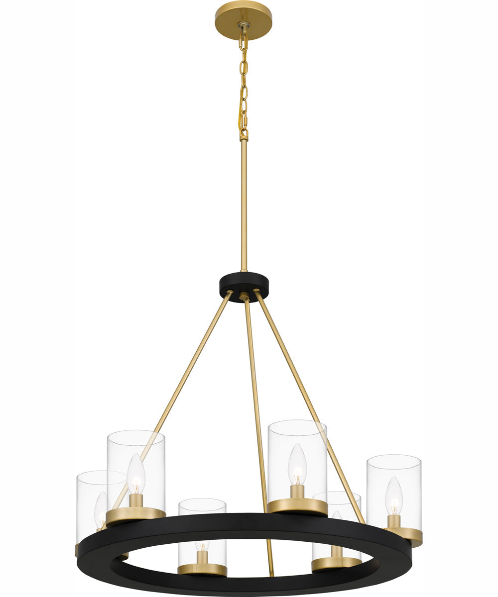Greeley 6-light Chandelier Matte Black