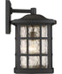 Stonington Extra Large 1-light Outdoor Wall Light  Coastal Armour Mystic Black