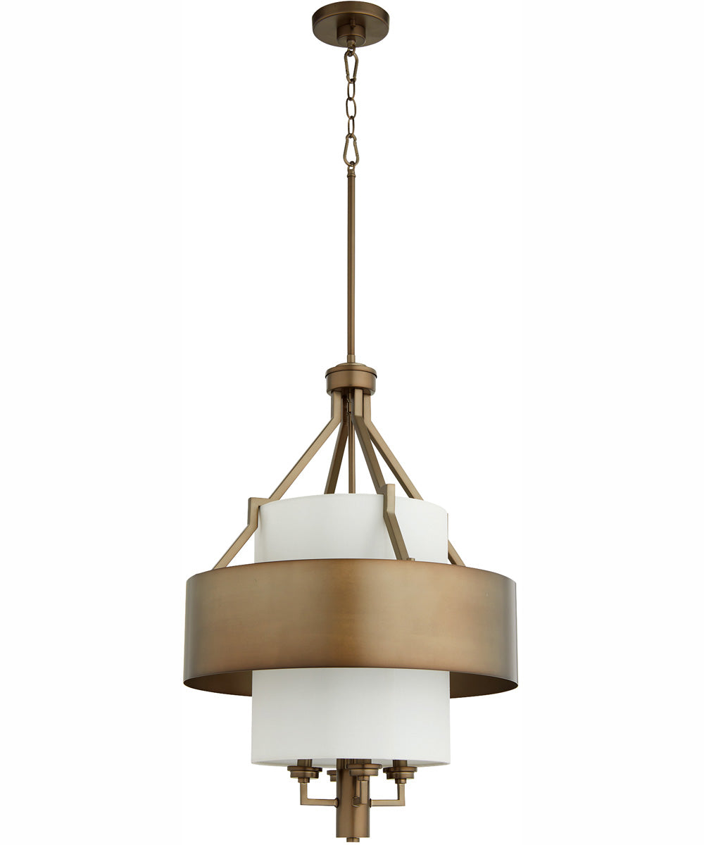 4-light Pendant Dark Brass