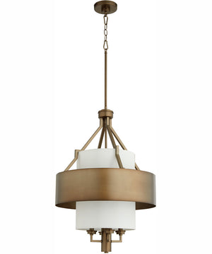 4-light Pendant Dark Brass