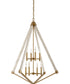 Viewpoint 8-light Pendant Weathered Brass