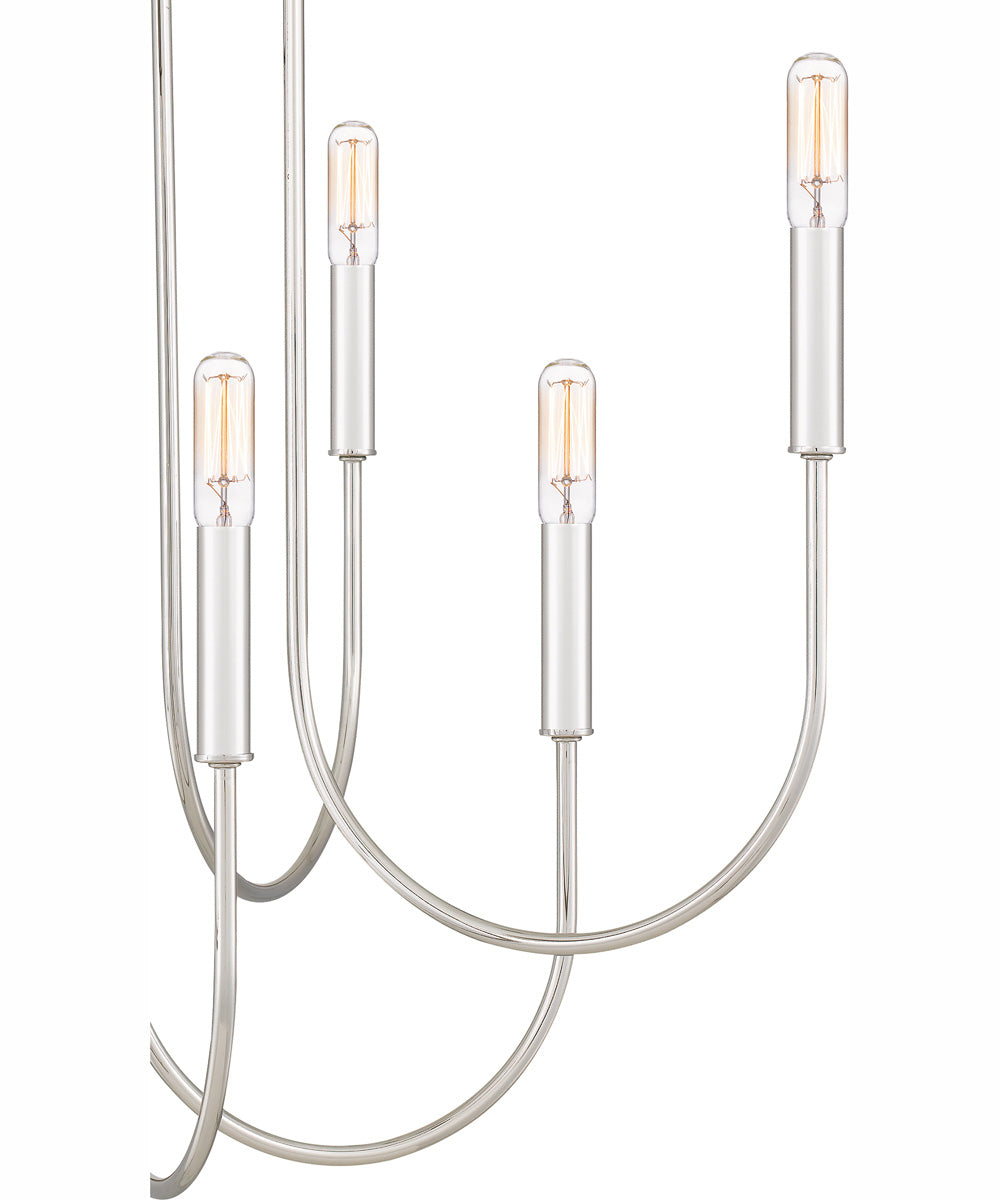 Cabry 8-light Chandelier Polished Nickel