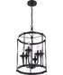 Jolenne 6-Light Foyer Flat Black