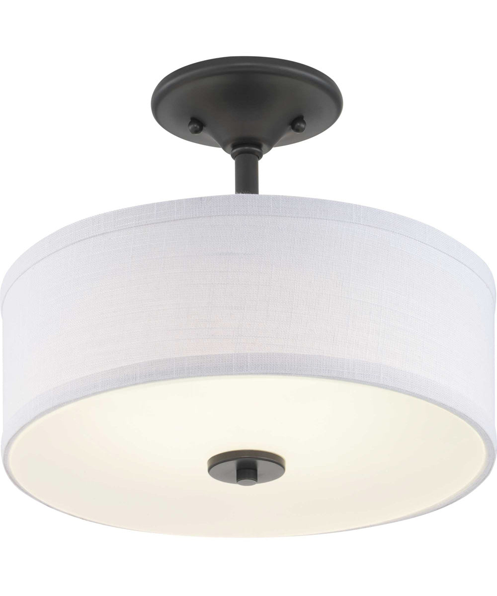 Inspire LED 13" LED Semi-Flush Graphite