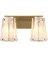 Prestige 2-light Bath Vanity Light Aged Brass