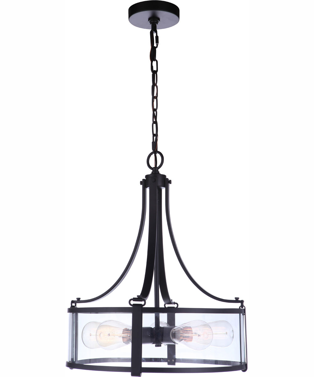 Elliot 5-Light Pendant Flat Black