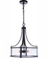 Elliot 5-Light Pendant Flat Black