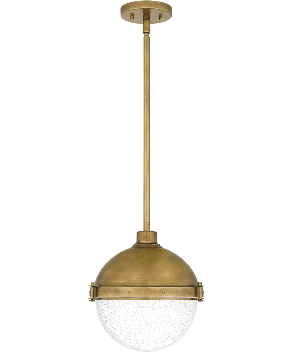 Perrine Small 1-light Mini Pendant Weathered Brass