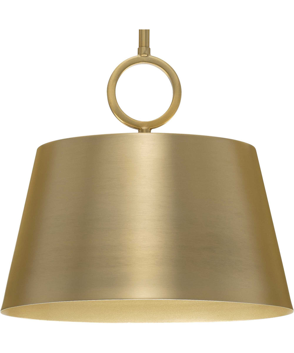 Parkhurst 1-Light New Traditional Metal Pendant Light Brushed Bronze