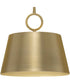 Parkhurst 1-Light New Traditional Metal Pendant Light Brushed Bronze